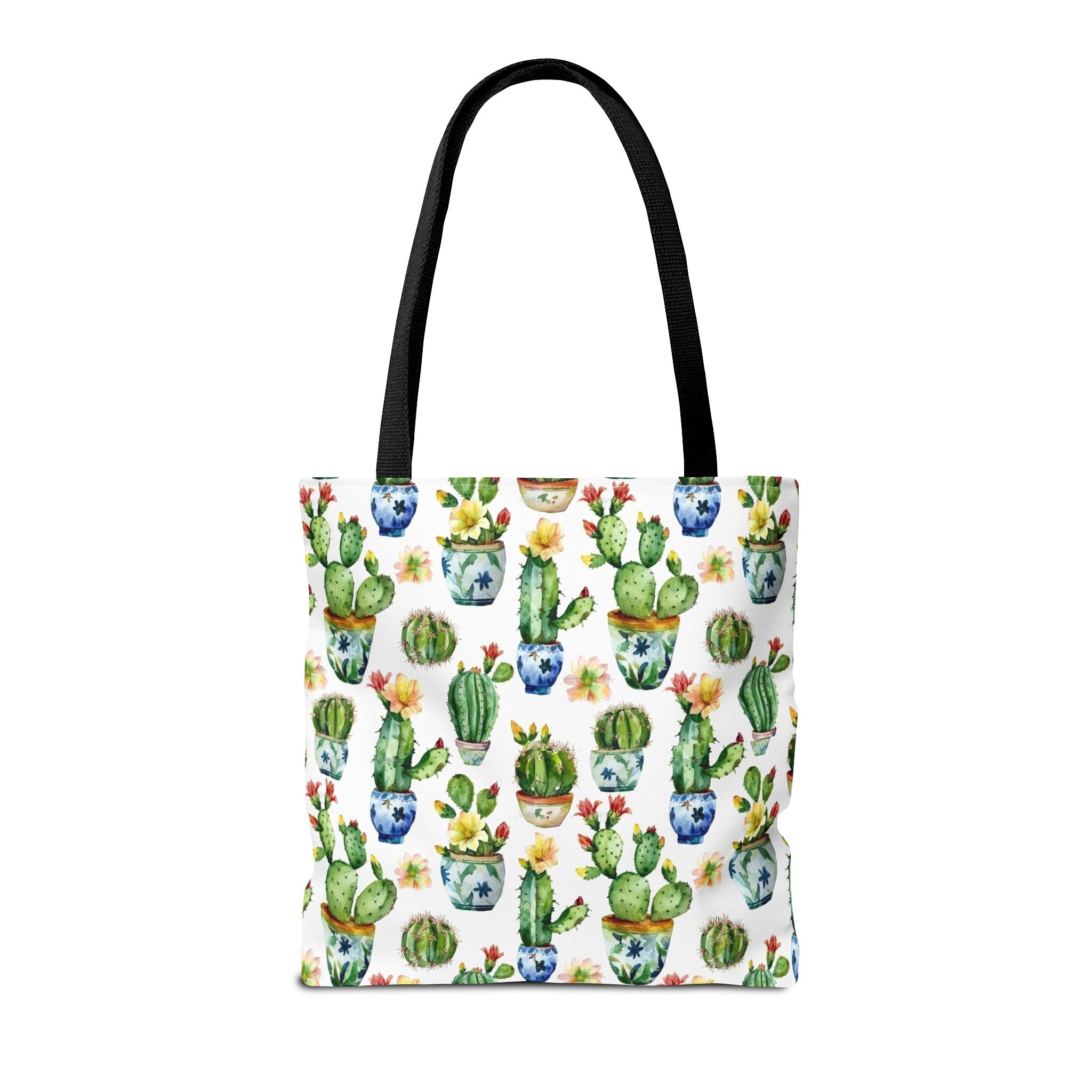 Sol y Alegría (Sun and Joy) Collection- Cactus Succulent Pattern Microfiber Blanket Soft Velveteen Throw for Home & Garden Lovers Cactus Watercolor Tote Bag – Floral Potted Succulent Pattern All-Over Print - Creations by Chris and Carlos