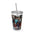 The Jeffersons 70's TV Show- Sunsplash Tumbler with Straw, 16oz