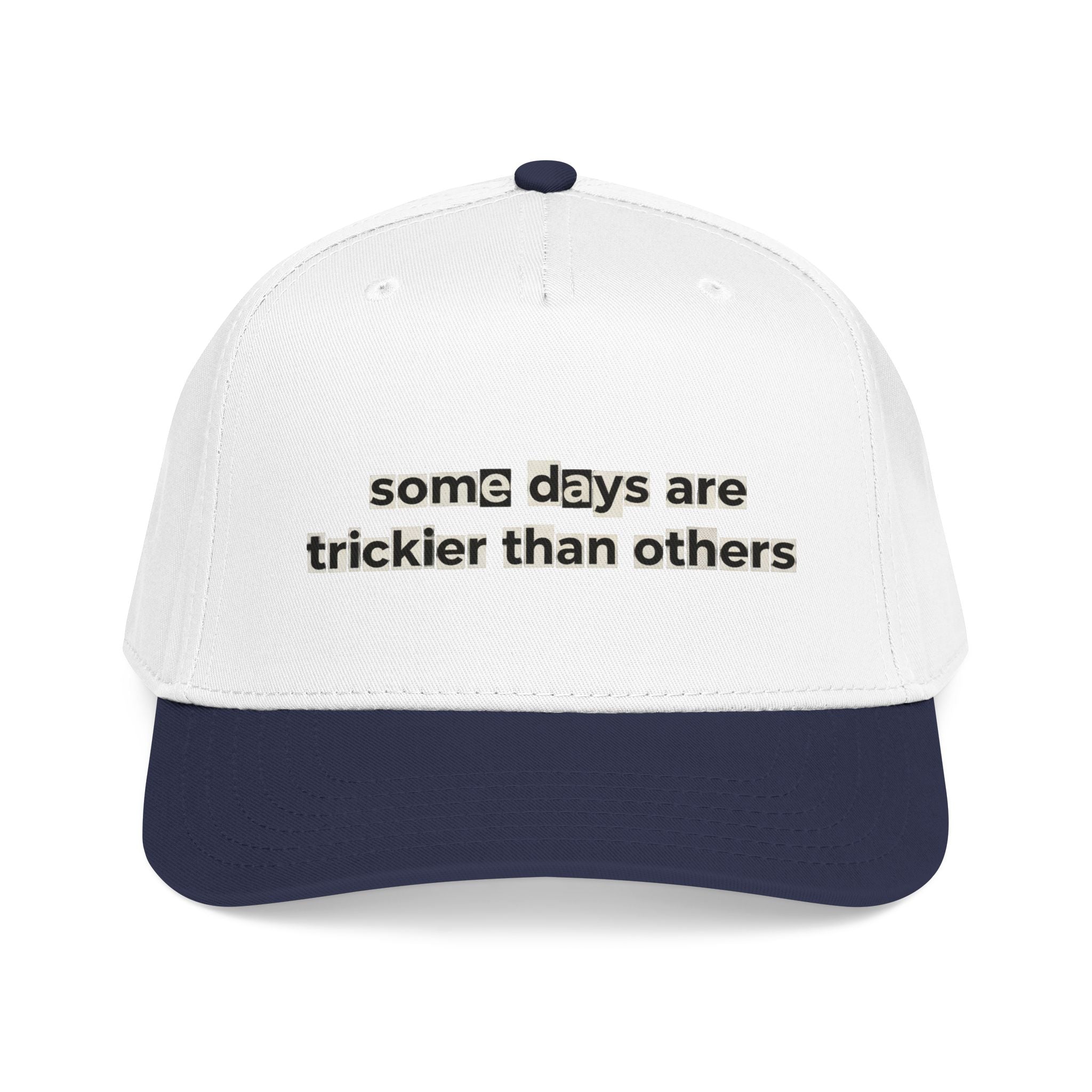 Baseball Cap — "Some Days Are Trickier Than Others" Patch - Creations by Chris and Carlos