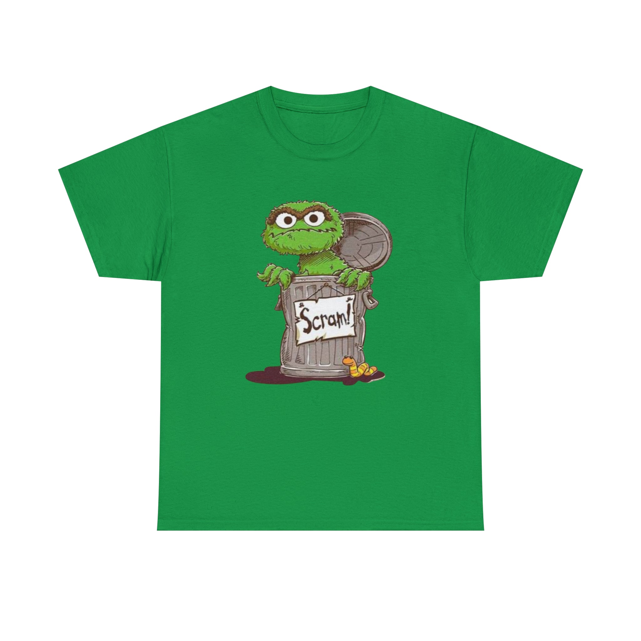 Oscar the Grouch- Unisex Heavy Cotton T-Shirt - Creations by Chris and Carlos