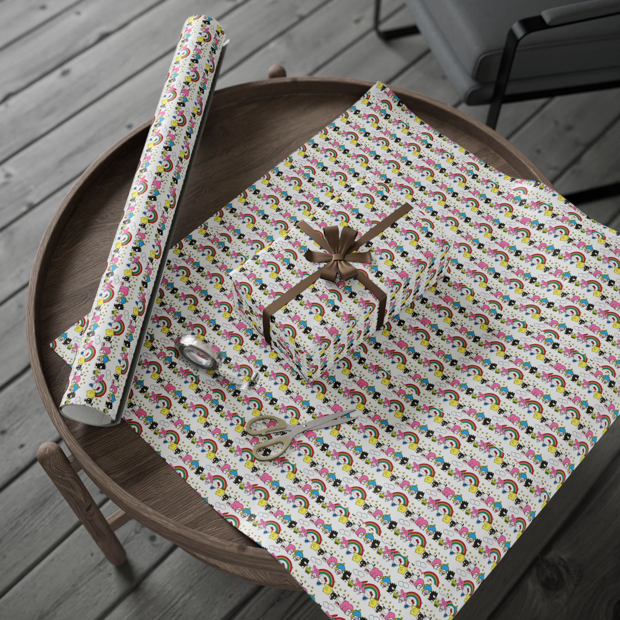 Unicorn & Rainbow Kids Wrapping Paper Roll — Cute Cartoon Gift Wrap for Birthdays & Baby Showers - Creations by Chris and Carlos