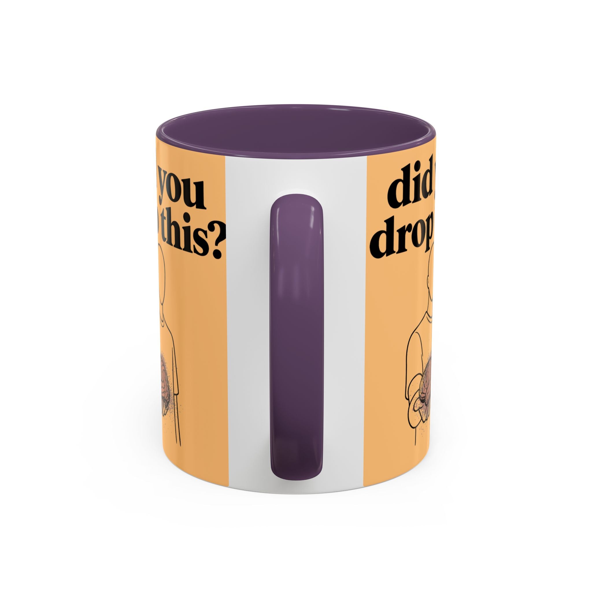 Did You Drop This? Brain Illustration Accent Coffee Mug - Creations by Chris and Carlos