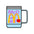 Mc Donald's Collection- Coffee Mug Tumbler, 15oz