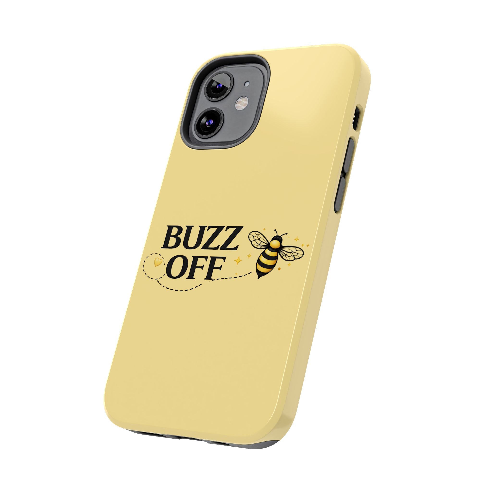 Buzz Off Bee Happy Always Phone Case - Creations by Chris and Carlos