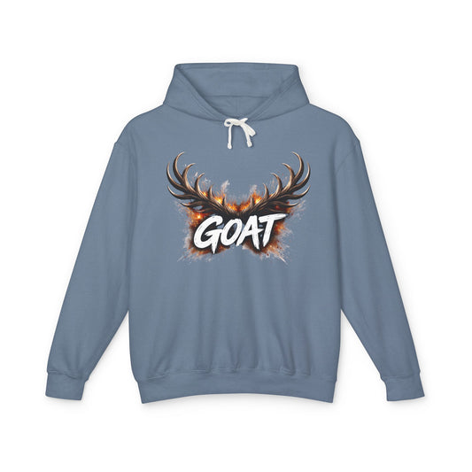 GOAT Antler Graphic Hoodie | Goat Skull Antlers Sweatshirt - Creations by Chris and Carlos