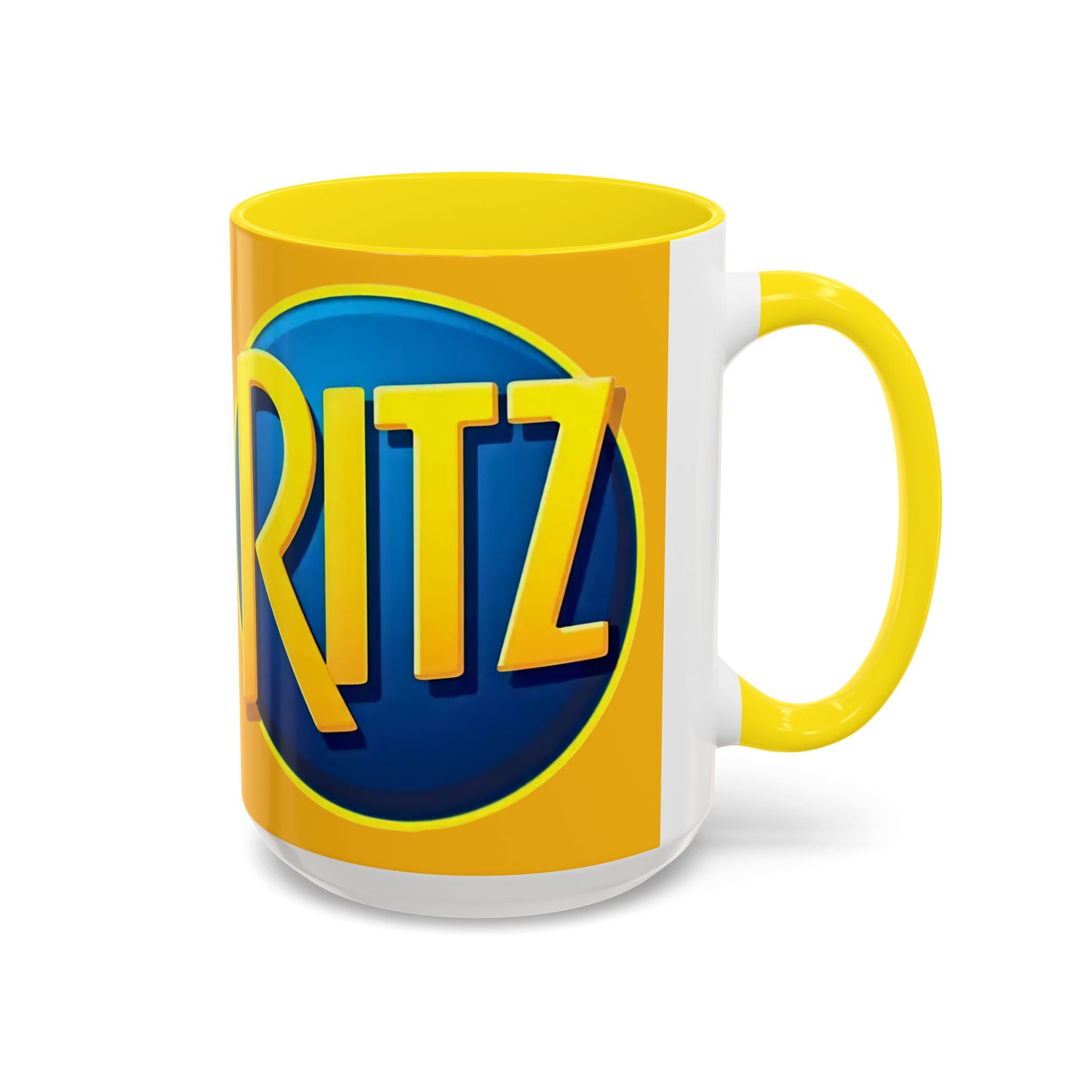 Ritz Logo Accent Coffee Mug — Branded Snack Lover Gift (11/15oz) - Creations by Chris and Carlos