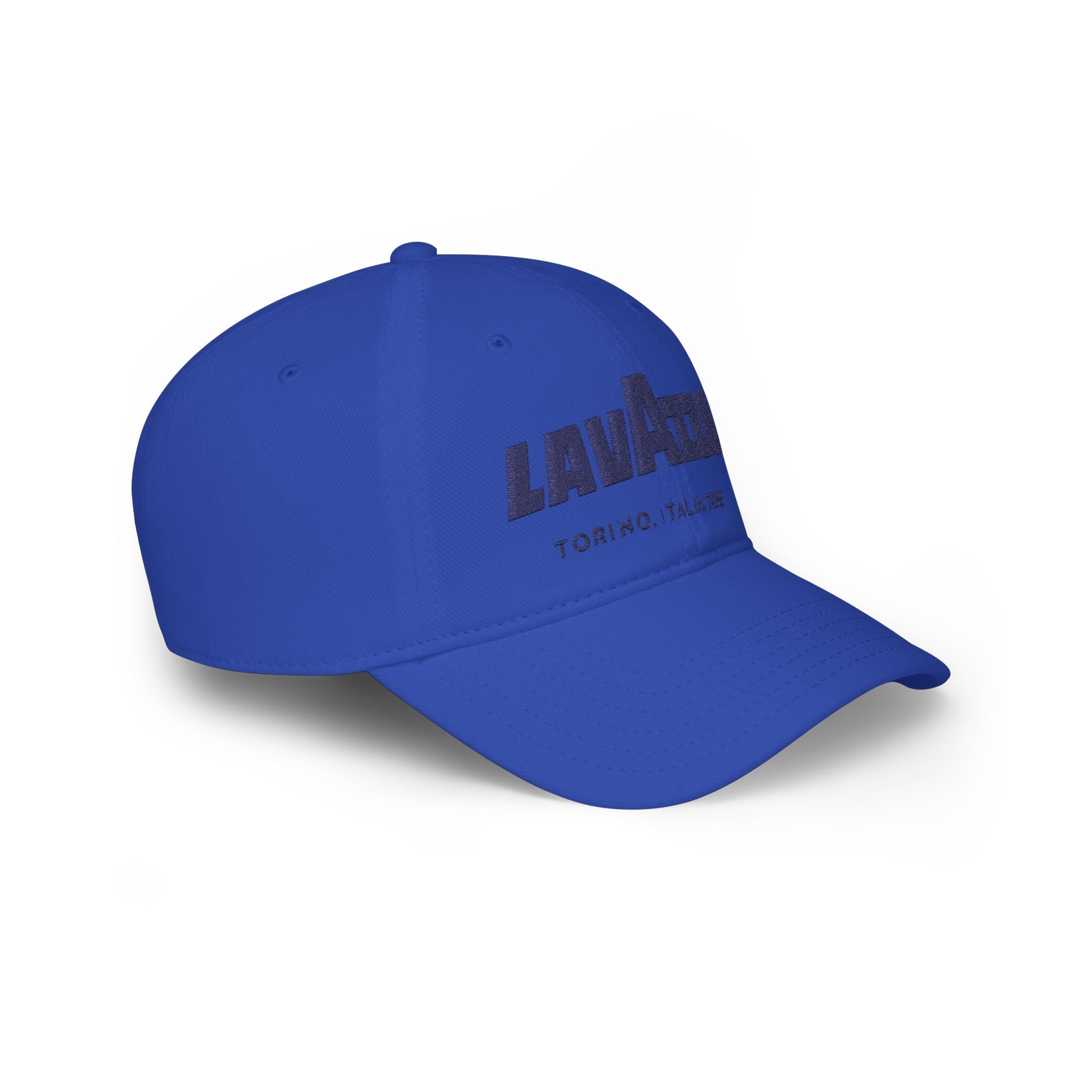 Lavazza Torino 1895 Red Low Profile Baseball Cap — Embroidered Coffee Brand Hat - Creations by Chris and Carlos