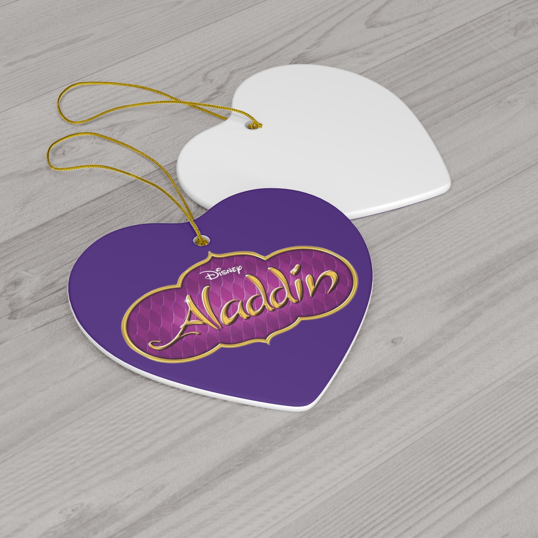 Aladdin- Ceramic Ornament, 4 Shapes - Creations by Chris and Carlos