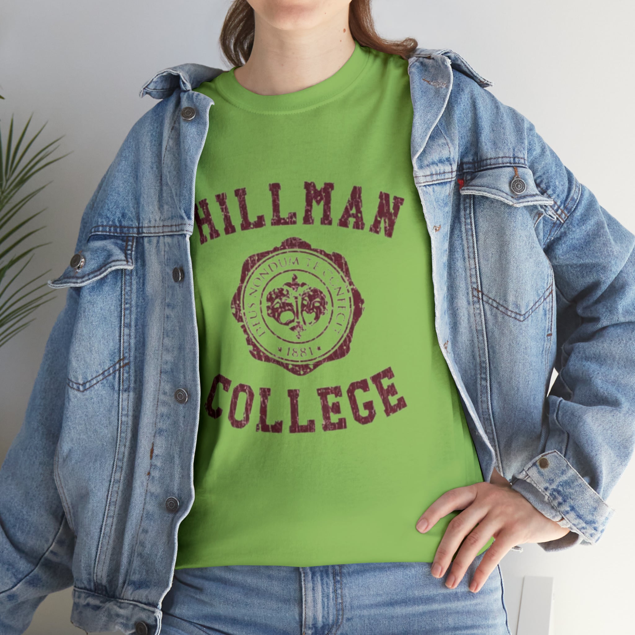 Hillman College- Unisex Heavy Cotton T-Shirt - Creations by Chris and Carlos