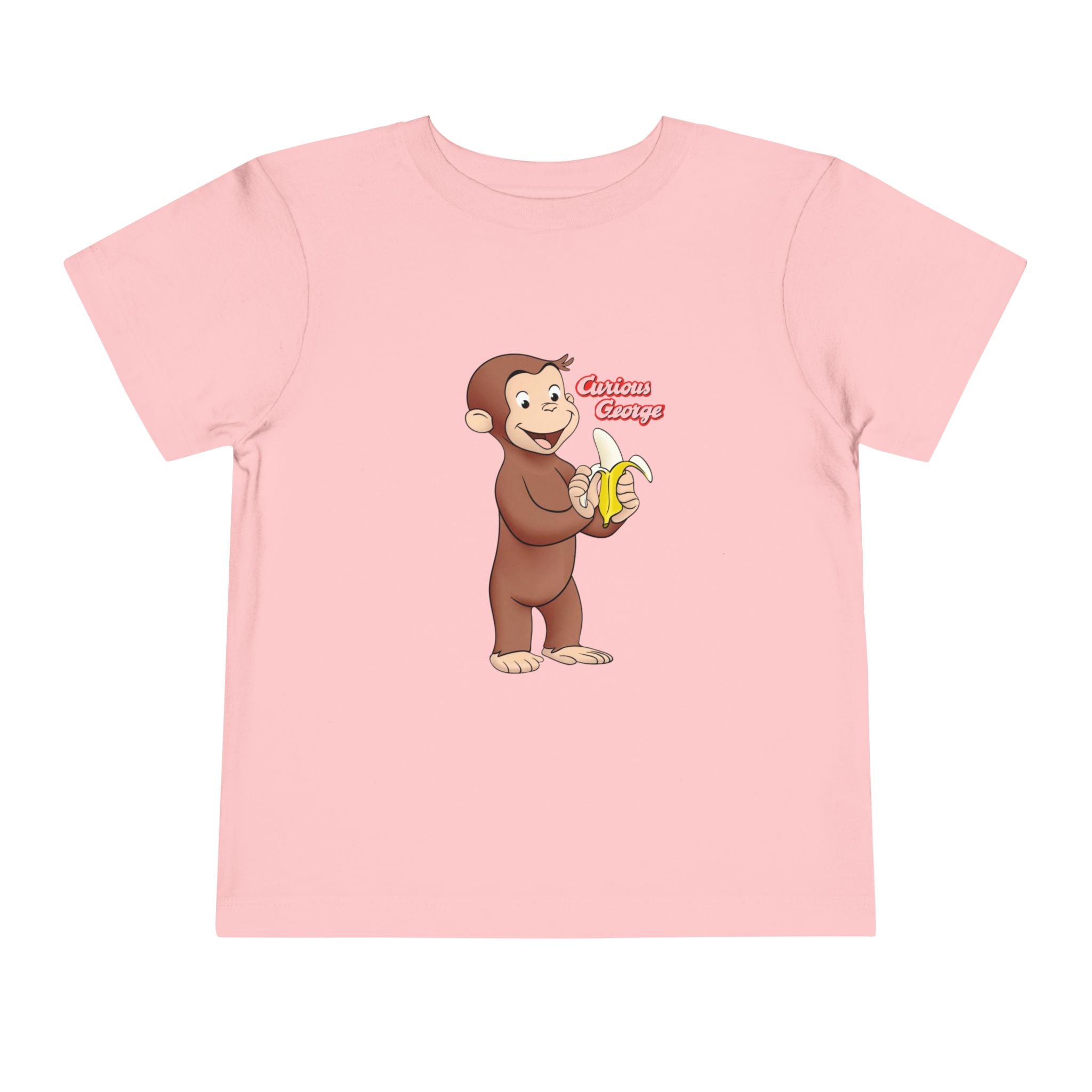 Curious Monkey Toddler Tee – Cute Banana Cartoon Shirt - Creations by Chris and Carlos