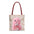 Cute Pink Plush Monster Tote Bag — Winking Character Holding Diet Cola, All-Over-Print