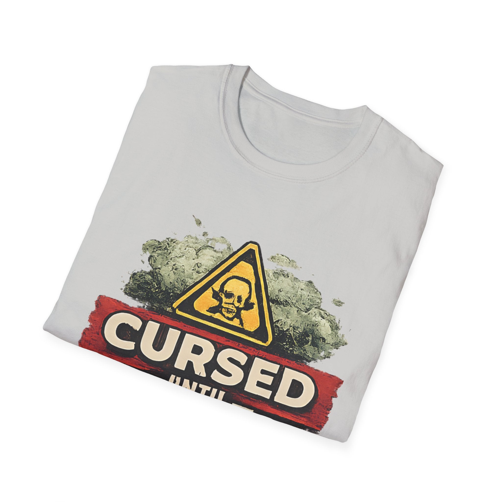 Cursed Until Further Notice T-Shirt – Humorous Dark Warning Graphic Tee - Creations by Chris and Carlos