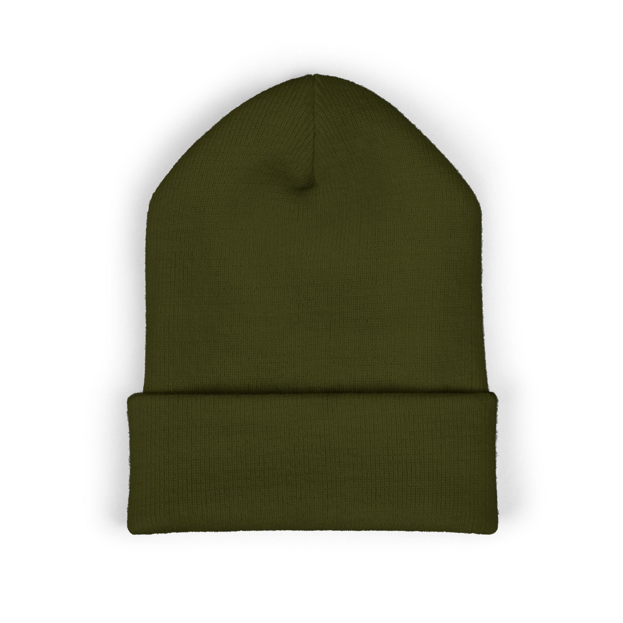 Embroidered Gold Star 'RE Wind' Cuffed Beanie - Creations by Chris and Carlos