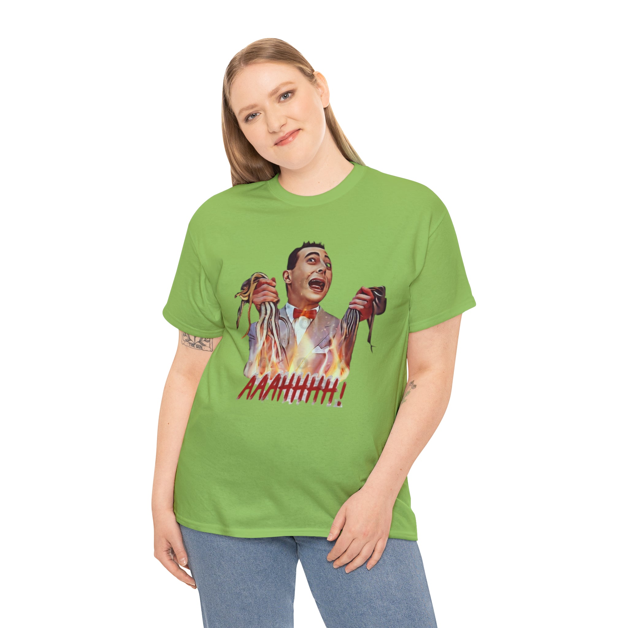 Pee Wee Herman-  Unisex Heavy Cotton T-Shirt - Creations by Chris and Carlos