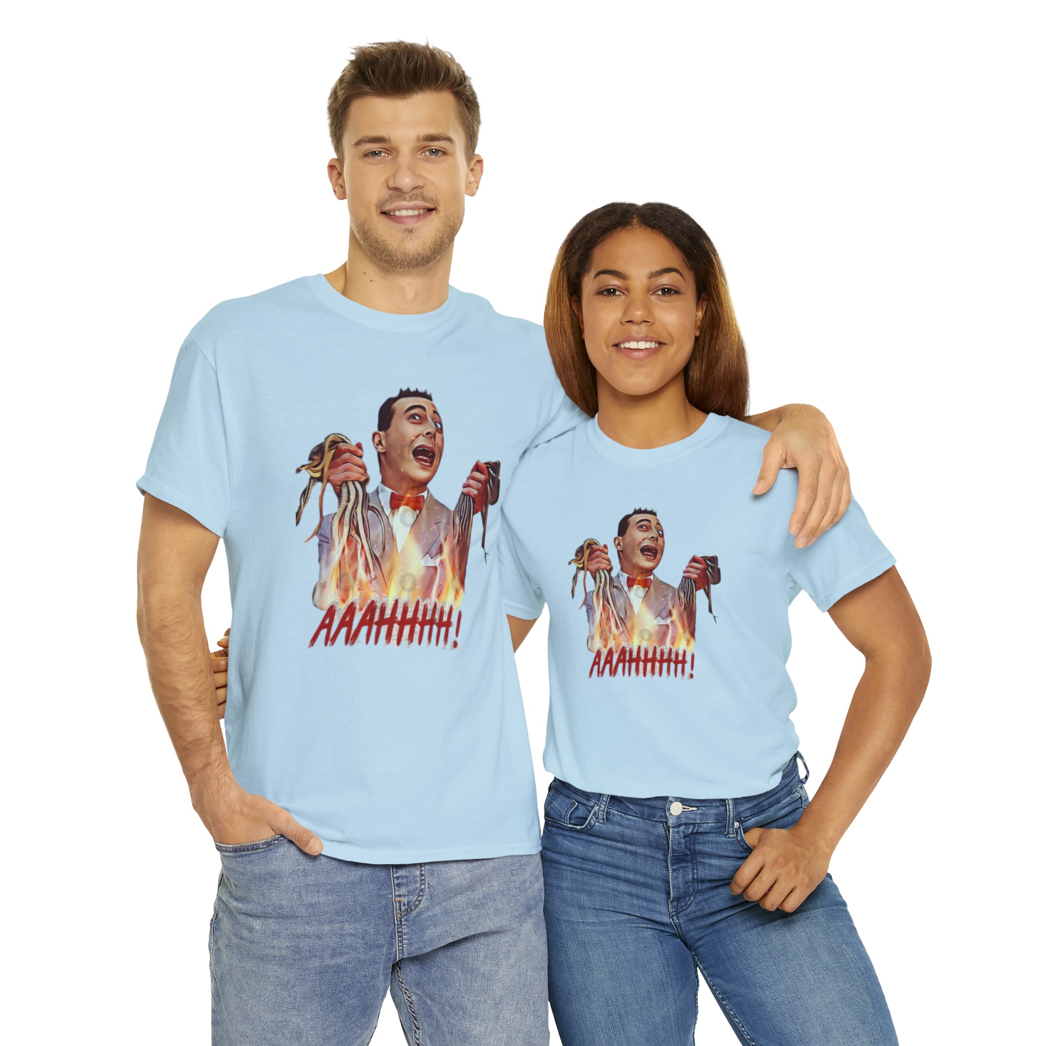 Pee Wee Herman-  Unisex Heavy Cotton T-Shirt - Creations by Chris and Carlos