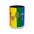 Pride Rainbow Mason Jar Accent Coffee Mug — 'Pride • Ally • Love • Unity'