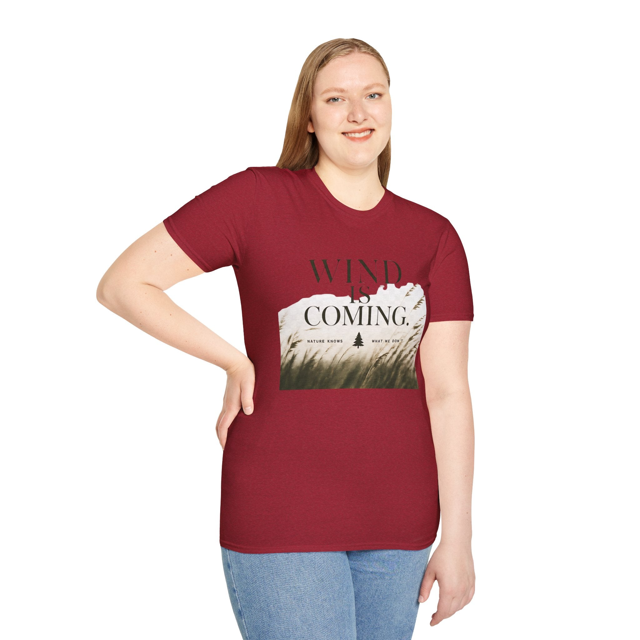 Wind Is Coming T-Shirt — Nature Breeze Graphic Tee - Creations by Chris and Carlos