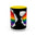 LGBTQ+ Pride Accent Coffee Mug, Rainbow Heart Ceramic Cup, Gift for Pride Month, Equality Mug, Love Wins Drinkware