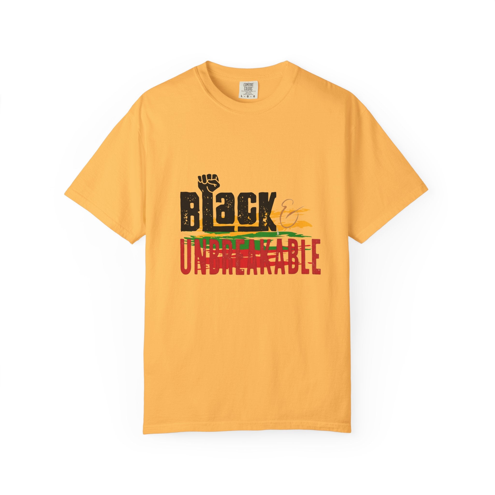 Black History Month- is Unbreakable T-Shirt Pan-African Power Graphic Tee - Creations by Chris and Carlos