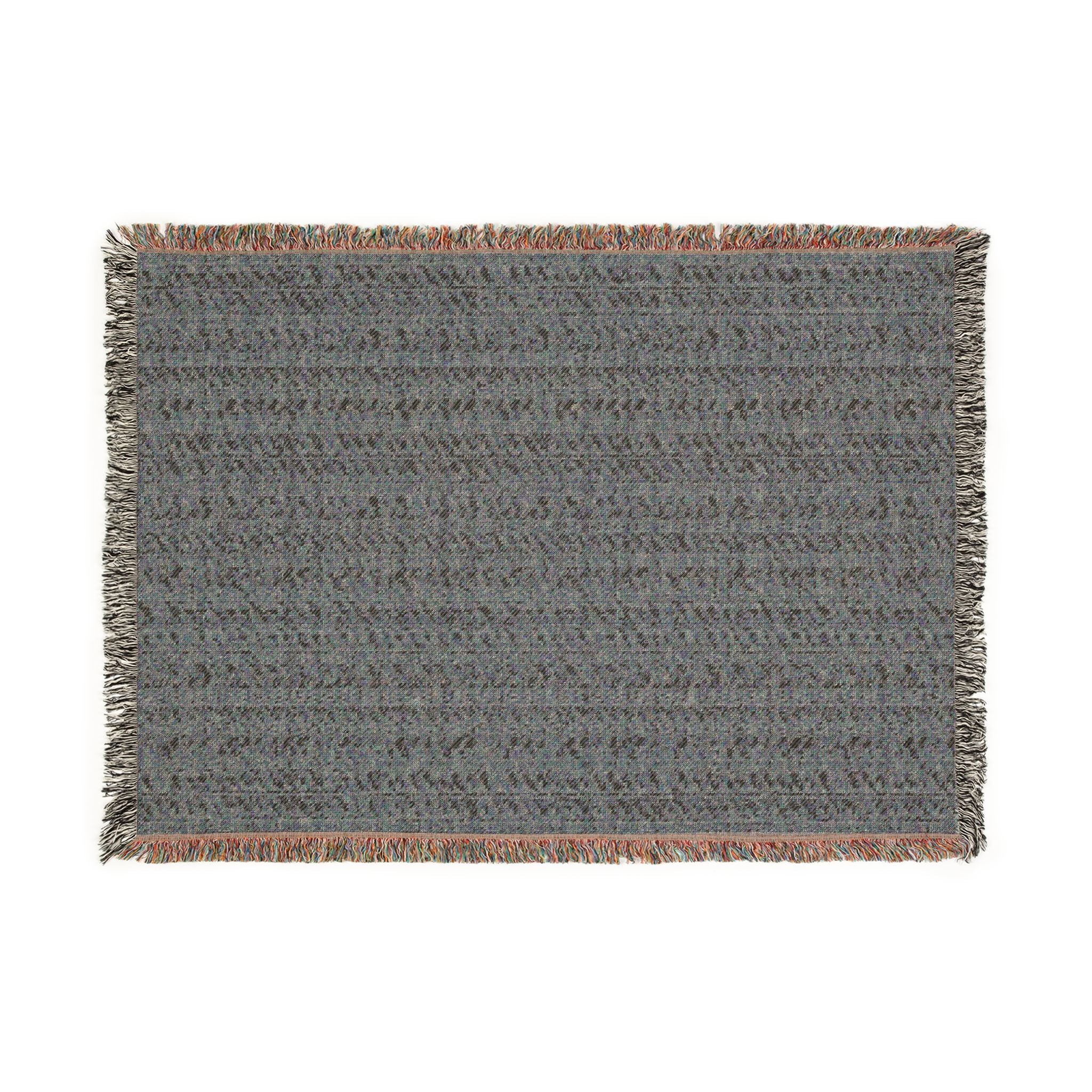 Plumstead Manor Textured Woven Throw Blanket — Reversible Striped Fringe Accent - Creations by Chris and Carlos
