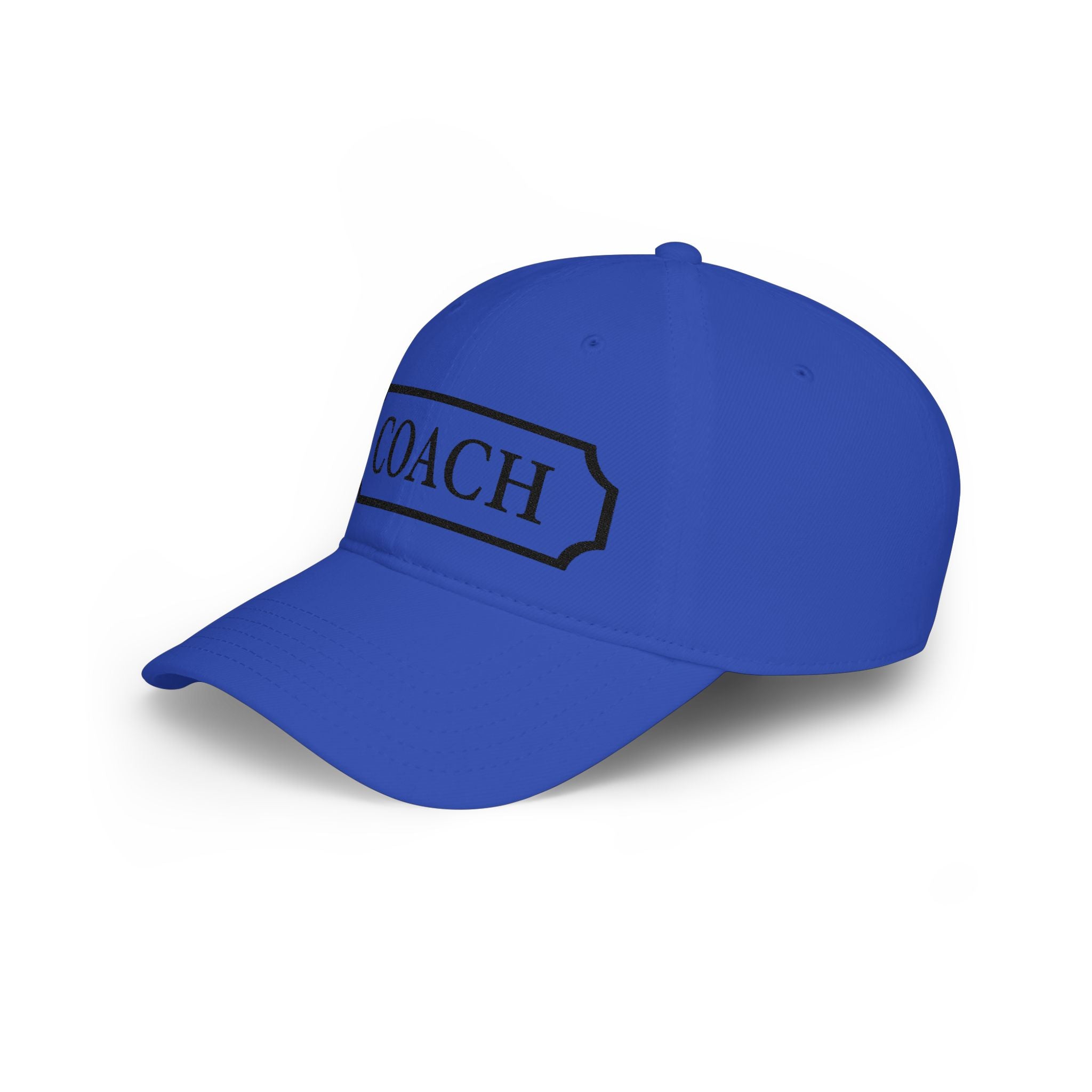 Coach Baseball Cap — Embroidered Low Profile Coach Hat for Sports Coaches & Team Gifts - Creations by Chris and Carlos