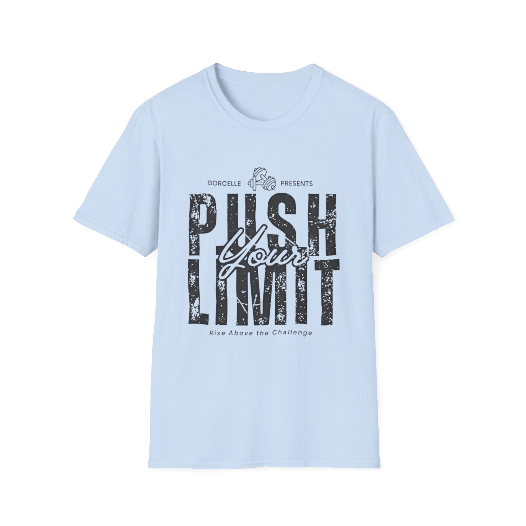 Push Your Limit T-Shirt — Motivational Gym Workout Tee - Creations by Chris and Carlos