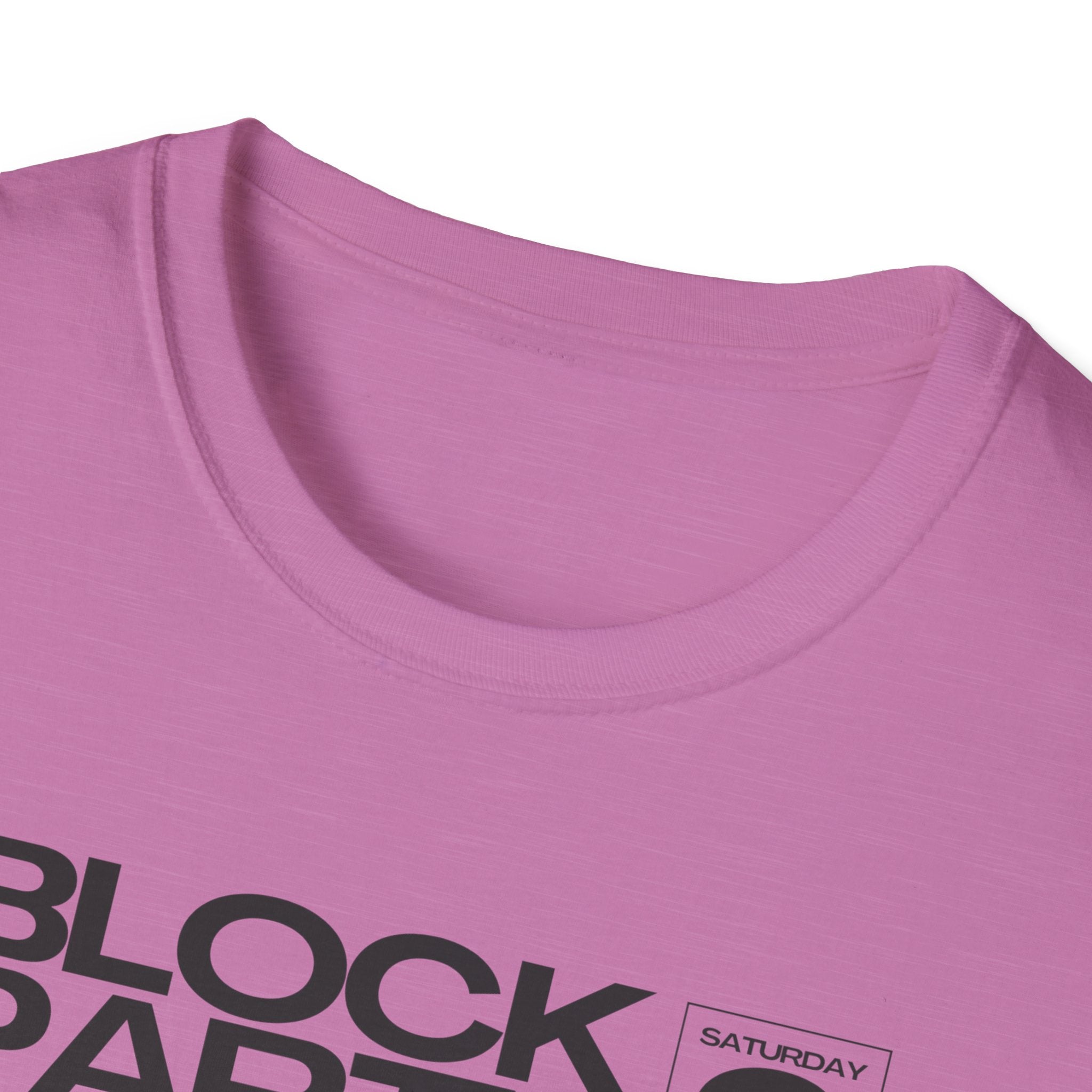 Block Party 3 Graphic Tee — 3D Smile Face Music Festival T-Shirt - Creations by Chris and Carlos