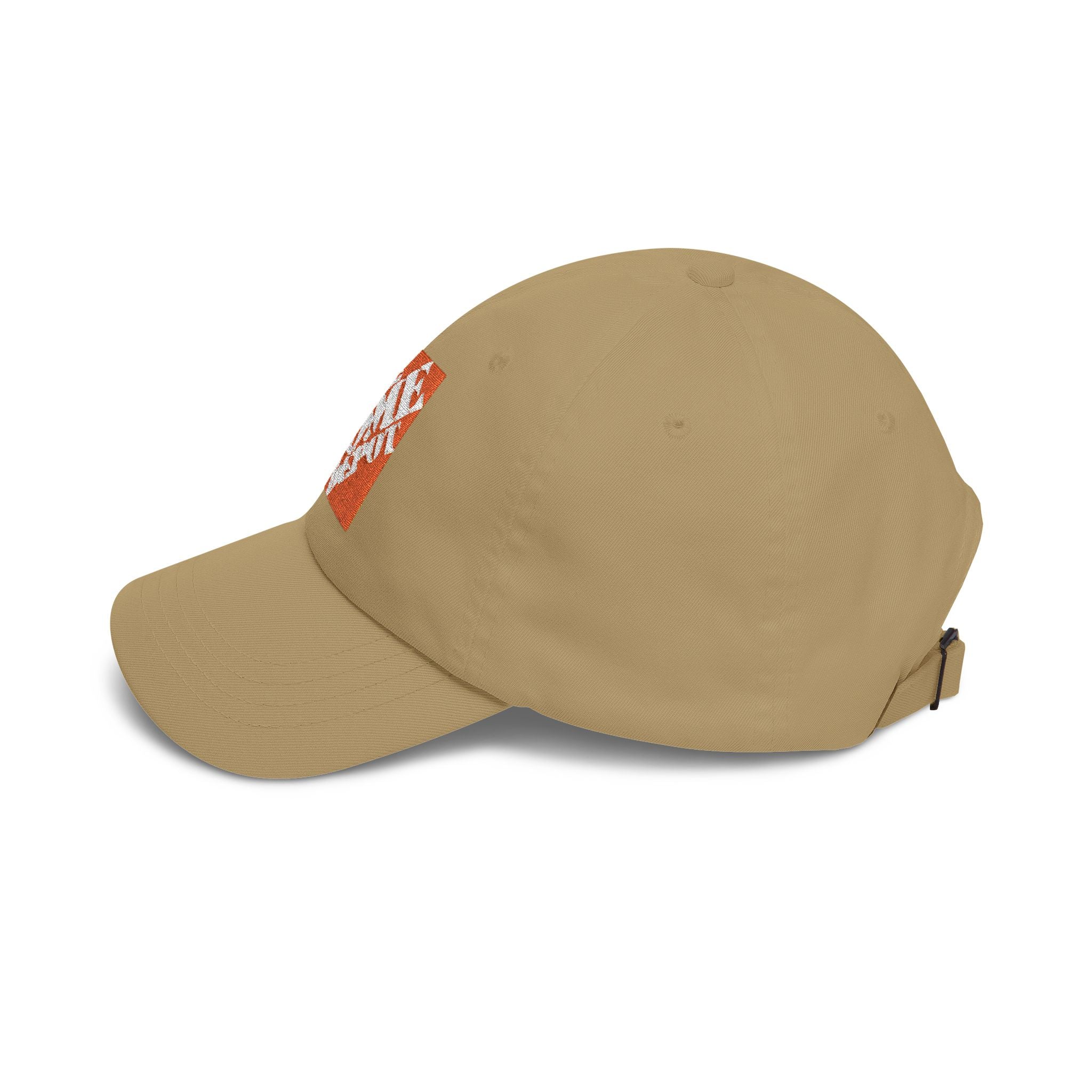 Dad Cap — Embroidered Orange Home Depot Logo Baseball Hat - Creations by Chris and Carlos