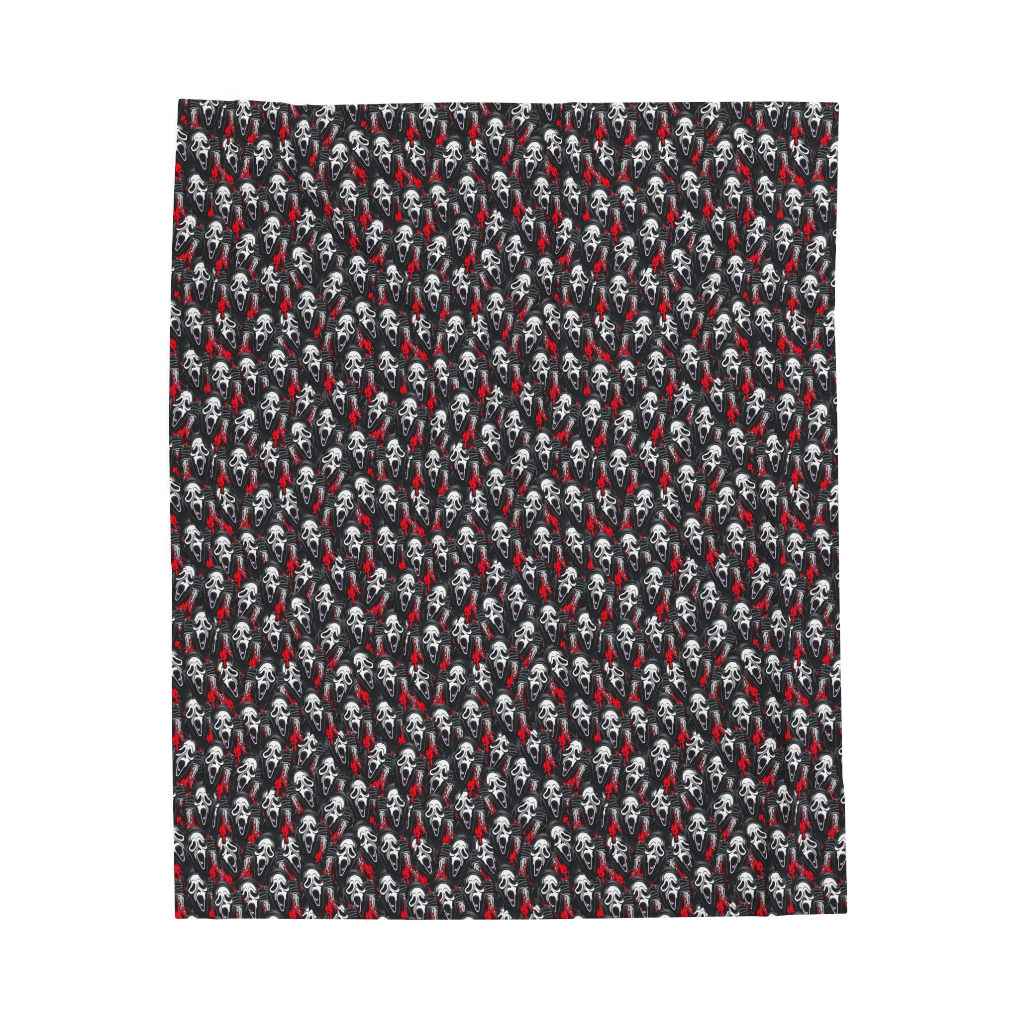 Scream Ghost Face- Velveteen Plush CuddleLux Bliss Blanket - Creations by Chris and Carlos