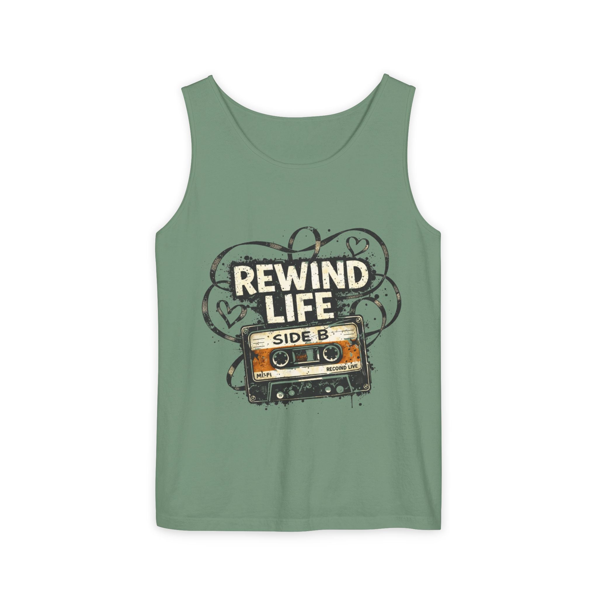 Rewind Life Vintage Cassette Tank Top - Creations by Chris and Carlos