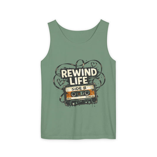 Rewind Life Vintage Cassette Tank Top - Creations by Chris and Carlos