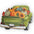 Autumn Truck Pillow — Fall Pumpkins & Sunflowers Decorative Pillow | Old Soul Harvest Hallow