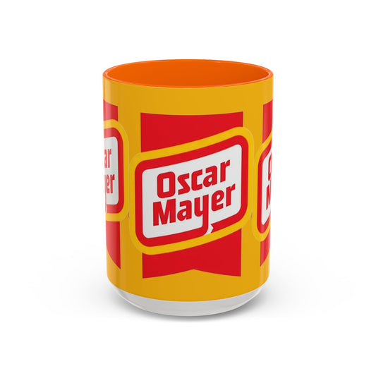 Accent Mug — Retro Oscar Mayer Logo Coffee Cup (11/15 oz) - Creations by Chris and Carlos
