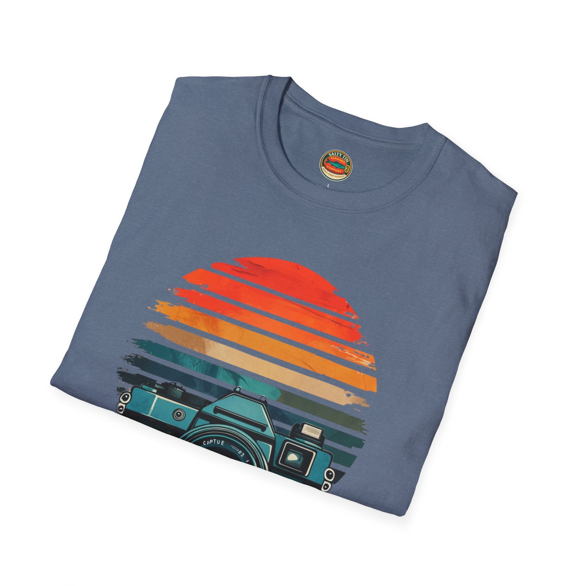 Capture The Past Camera T-Shirt — Vintage Retro Photography Tee - Creations by Chris and Carlos