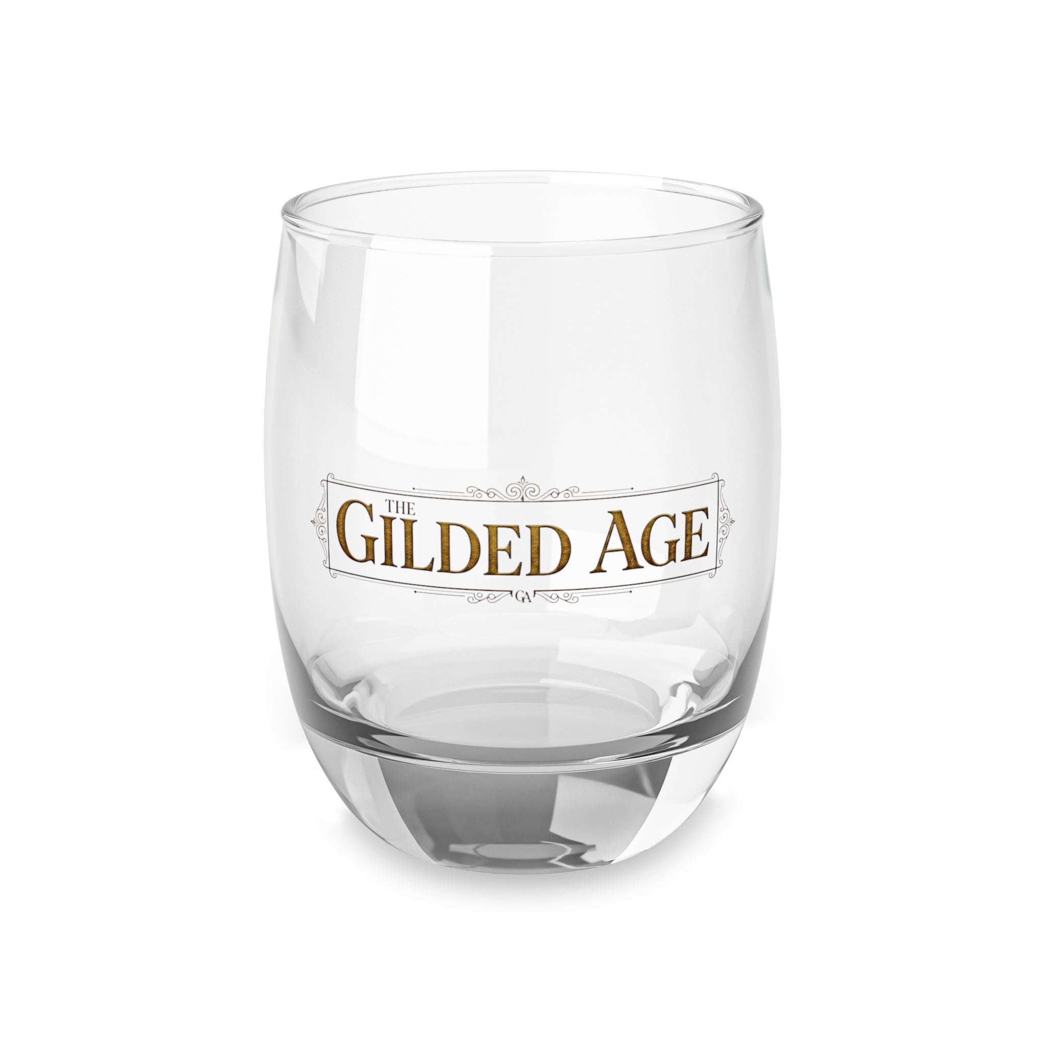 Gilded Age Whiskey Glass — Elegant Stemless Rocks Glass - Creations by Chris and Carlos