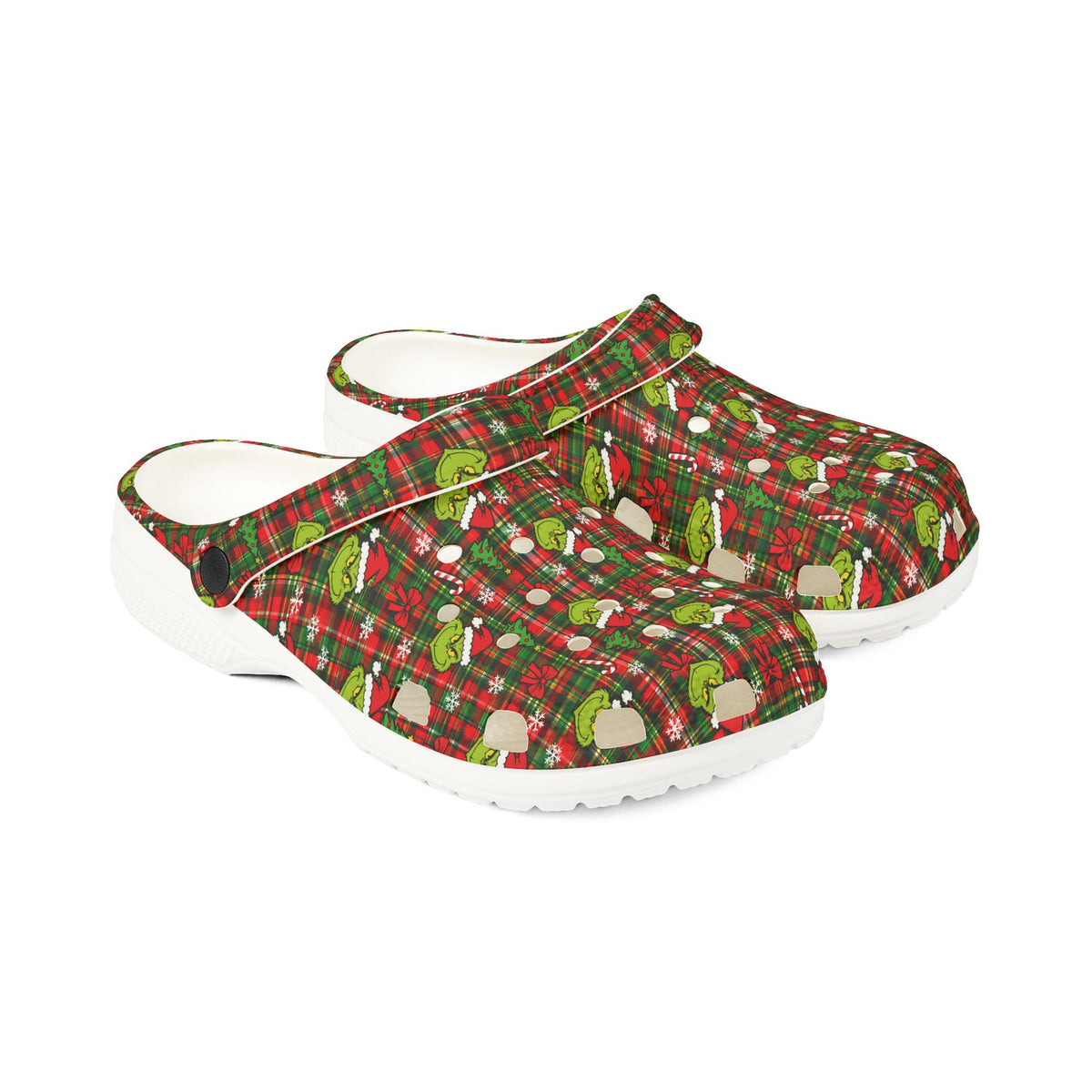 Grinchmas Plaid™ | Adult EVA Clogs