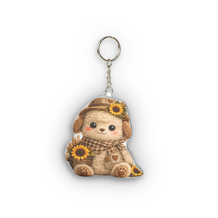 Sunny Sunflower Bear™ Mini Plush Keychain™ Mini Plush Keychain | Old Soul Harvest™ - Mini Plush Keychain from Old Soul Harvest Harvest Hollow Plush