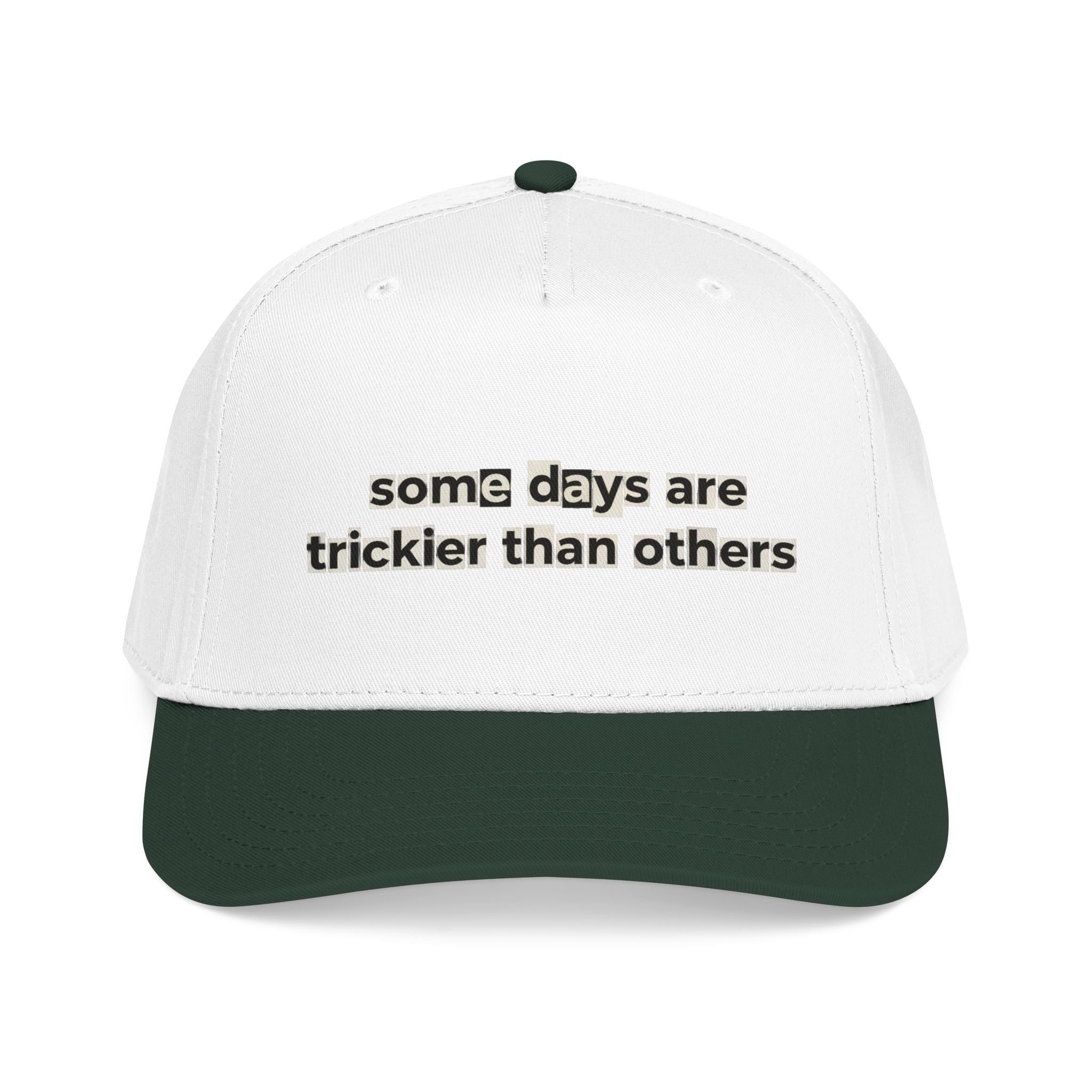 Baseball Cap — "Some Days Are Trickier Than Others" Patch - Creations by Chris and Carlos