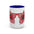 Stranger Things- Red Demagorgon Skull Accent Mug