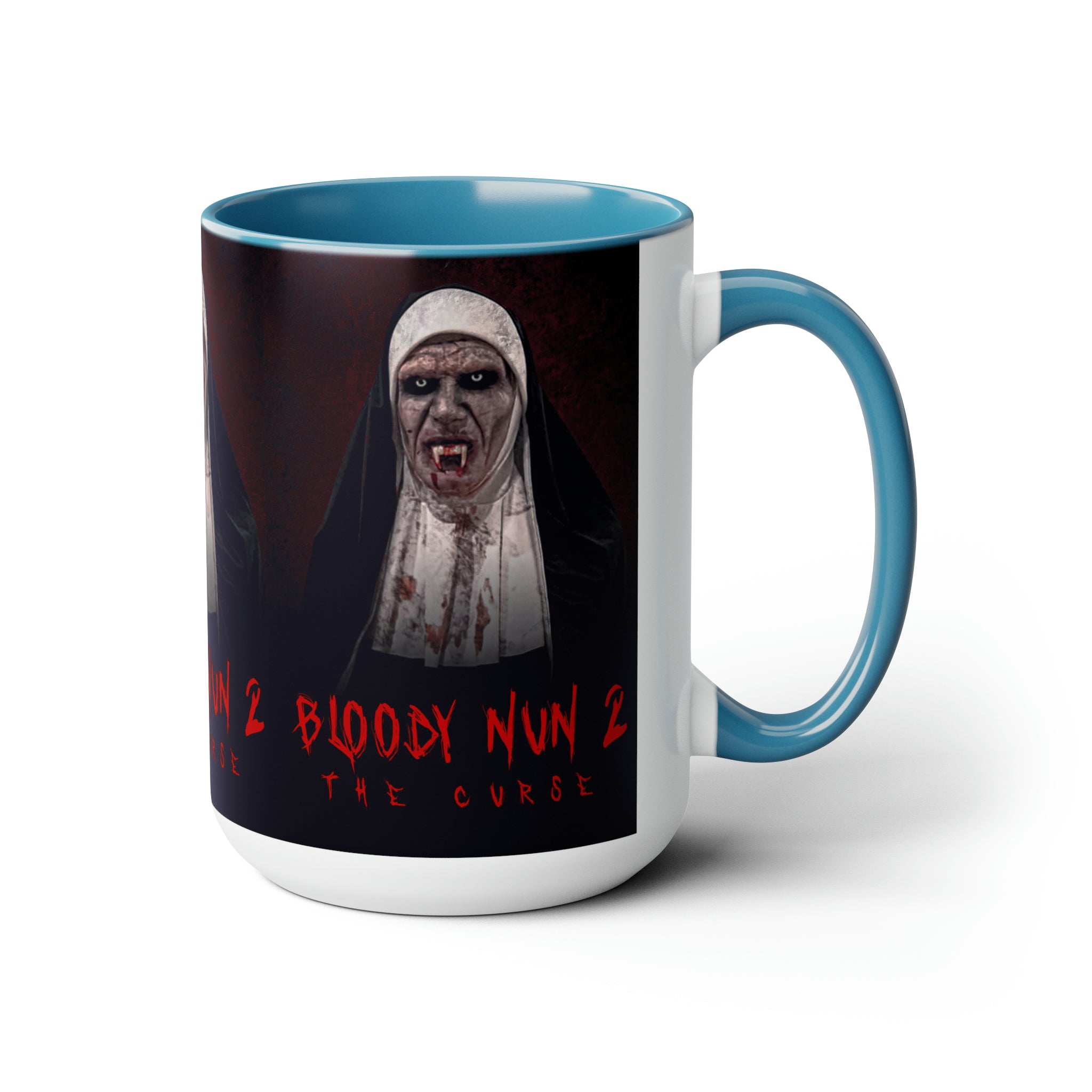 The Nun 2- Two-Tone Coffee Mugs, 15oz - Creations by Chris and Carlos