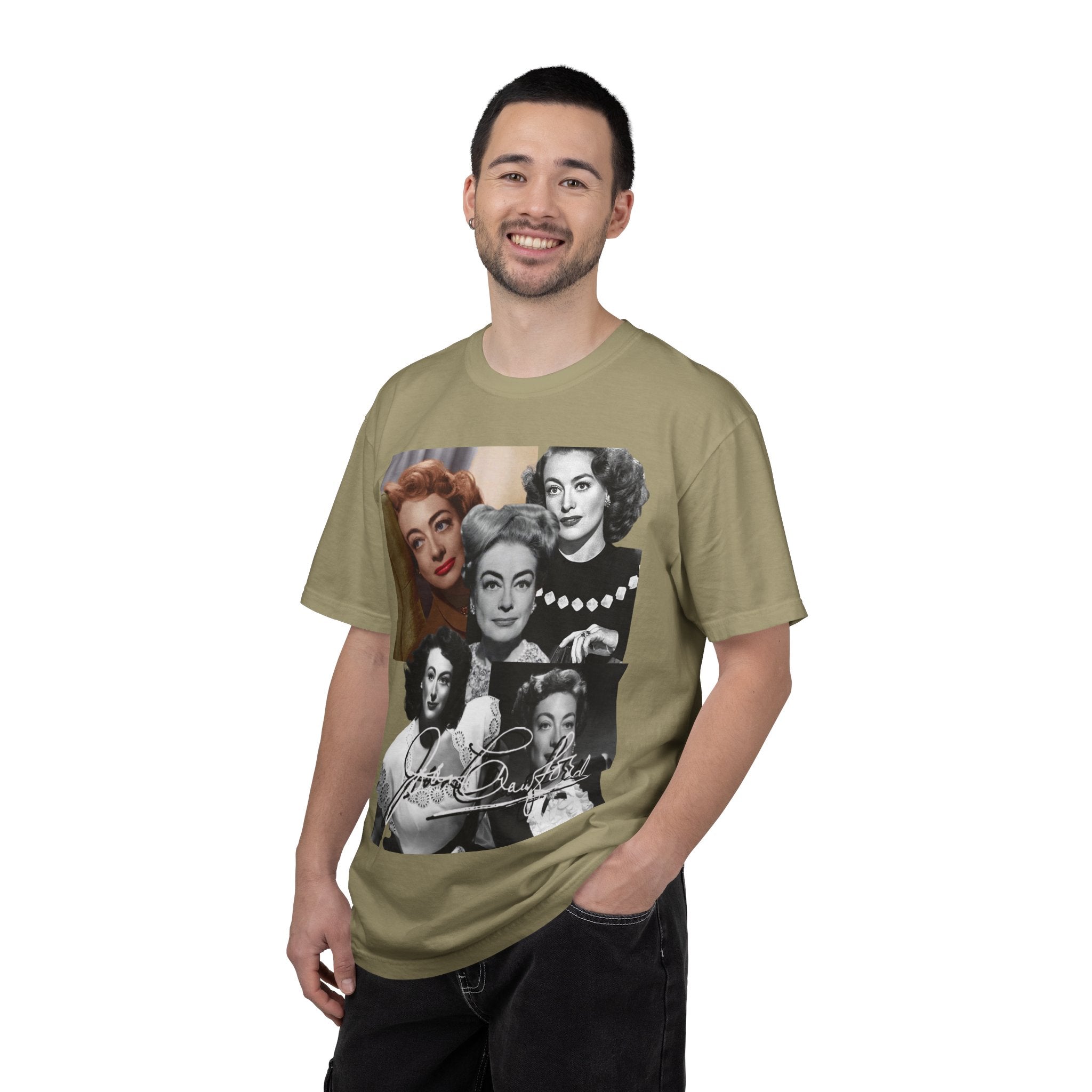 Vintage Hollywood Icon Joan Crawford Collage Tee - Creations by Chris and Carlos