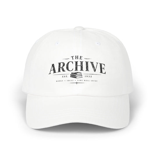 Archive Logo Dad Cap – Vintage 'The Archive' Baseball Hat - Creations by Chris and Carlos