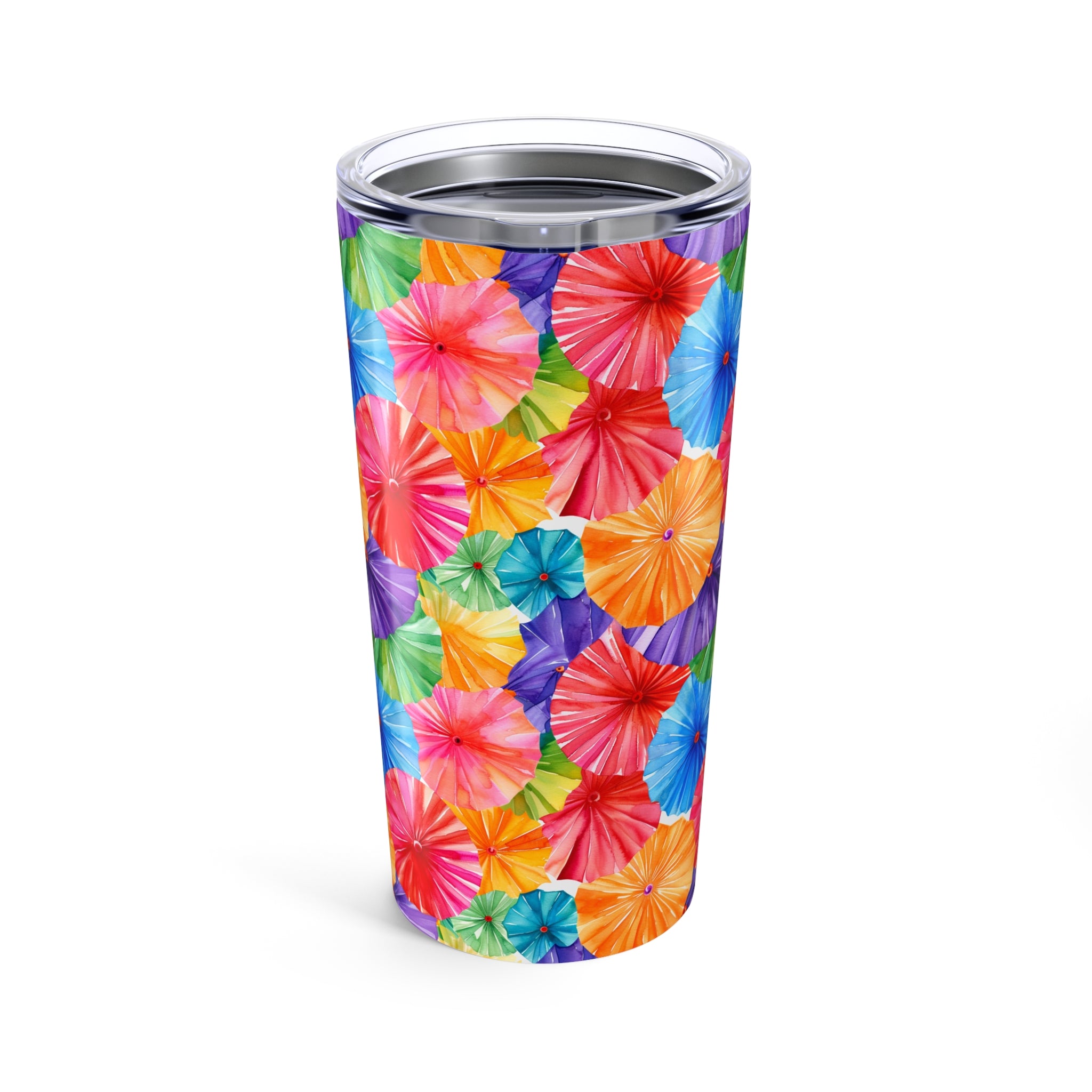 Sol y Alegría (Sun and Joy) Collection- Cactus Succulent Pattern Microfiber Blanket Soft Velveteen Throw for Home & Garden Lovers20oz Floral Umbrella Pattern Tumbler — Bright Tropical Reusable Travel Cup - Creations by Chris and Carlos