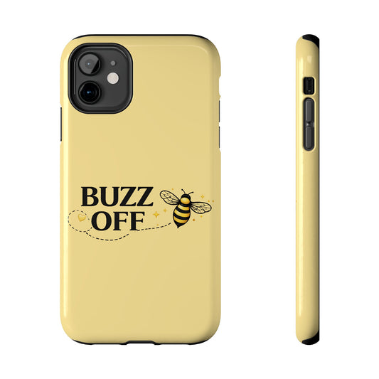 Buzz Off Bee Happy Always Phone Case - Creations by Chris and Carlos
