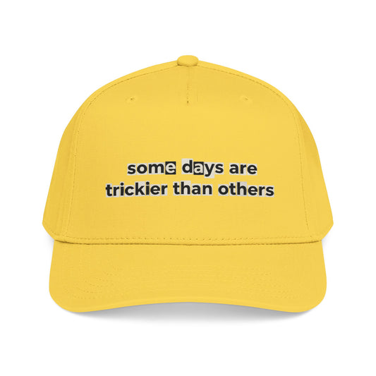 Baseball Cap — "Some Days Are Trickier Than Others" Patch - Creations by Chris and Carlos