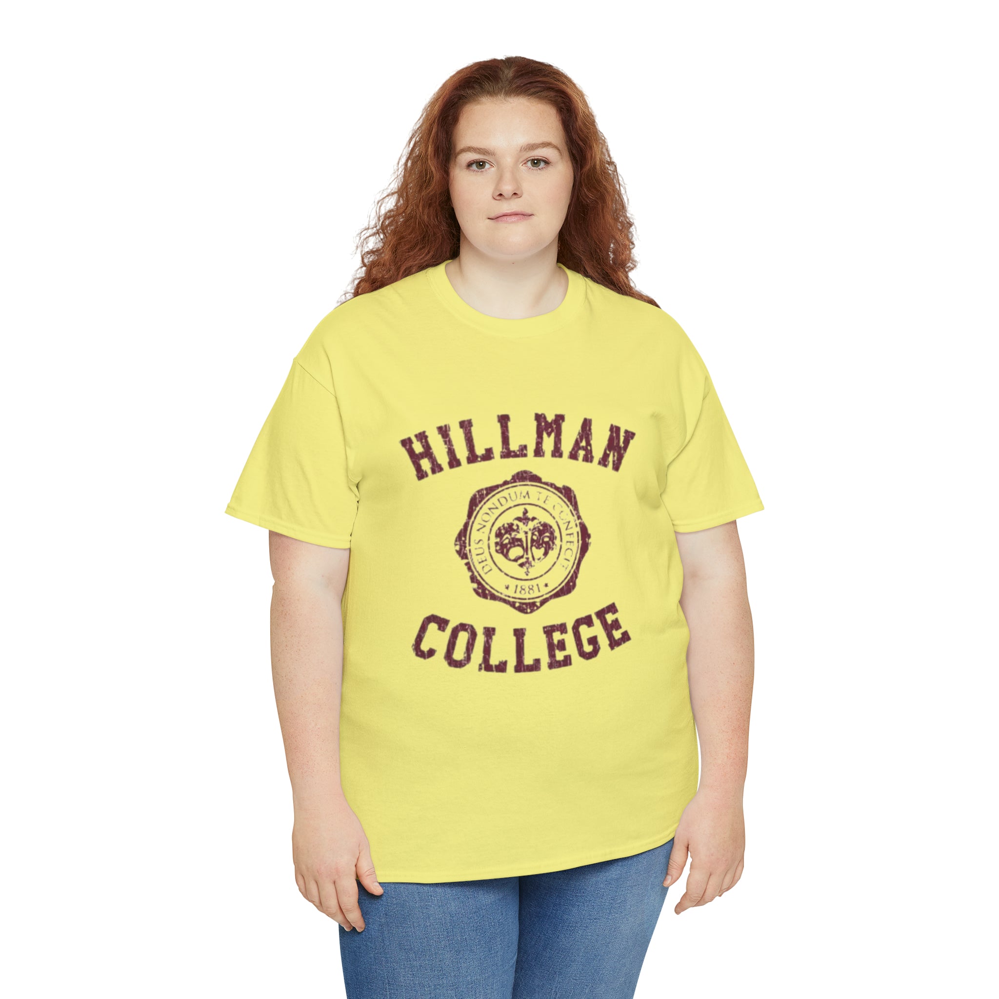 Hillman College- Unisex Heavy Cotton T-Shirt - Creations by Chris and Carlos