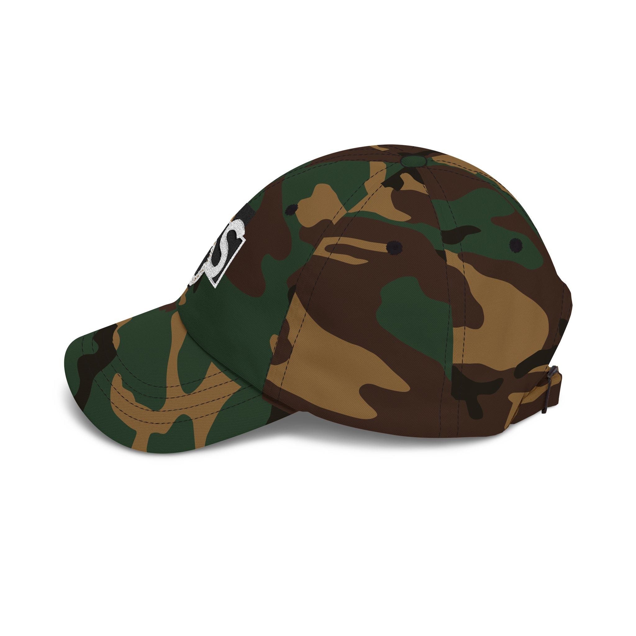 Classic Dad Cap – 'Old Soul' Retro Block Logo Embroidered Baseball Hat - Creations by Chris and Carlos