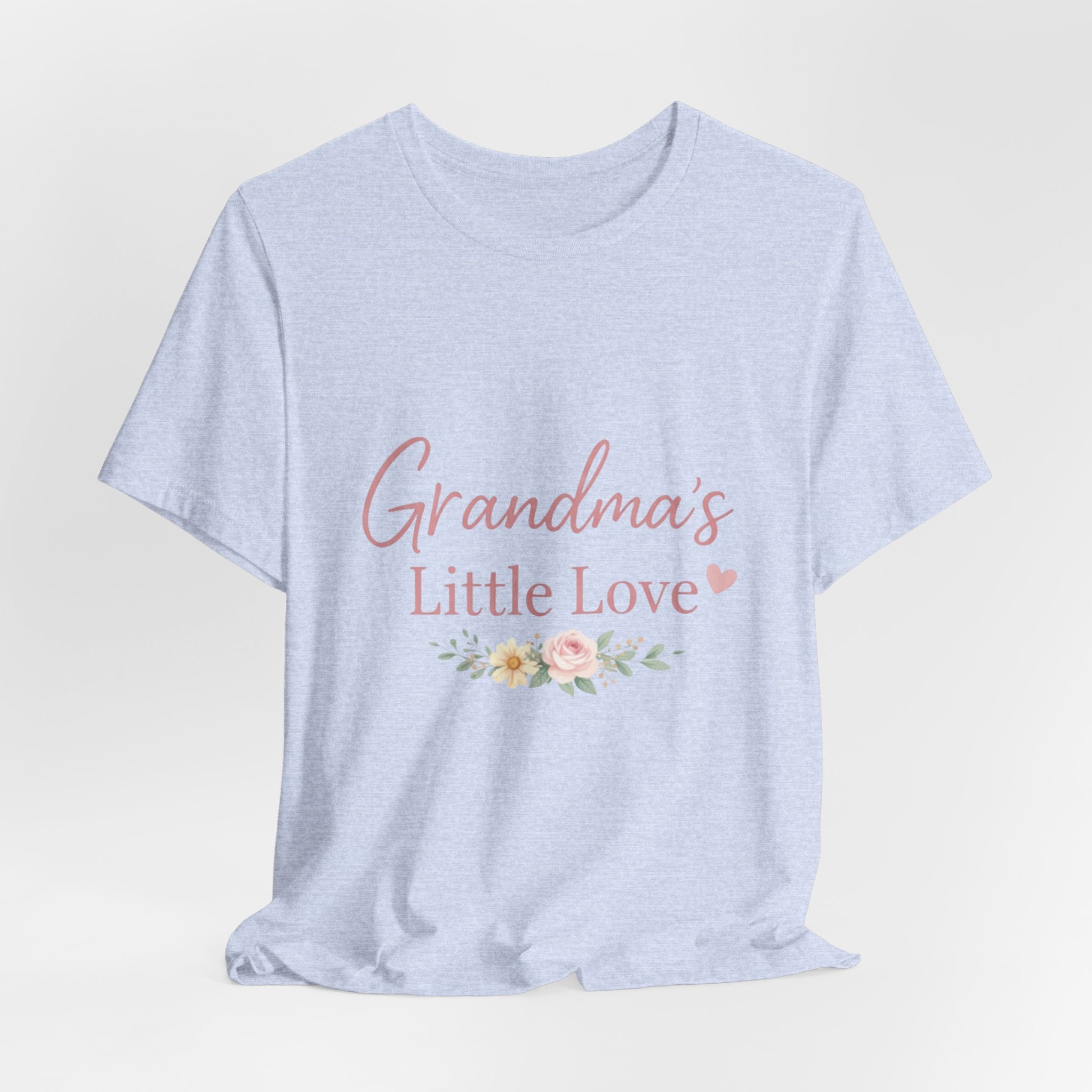 Grandma's Little Love T-Shirt — Floral Grandma Tee for New Grandmothers - Creations by Chris and Carlos