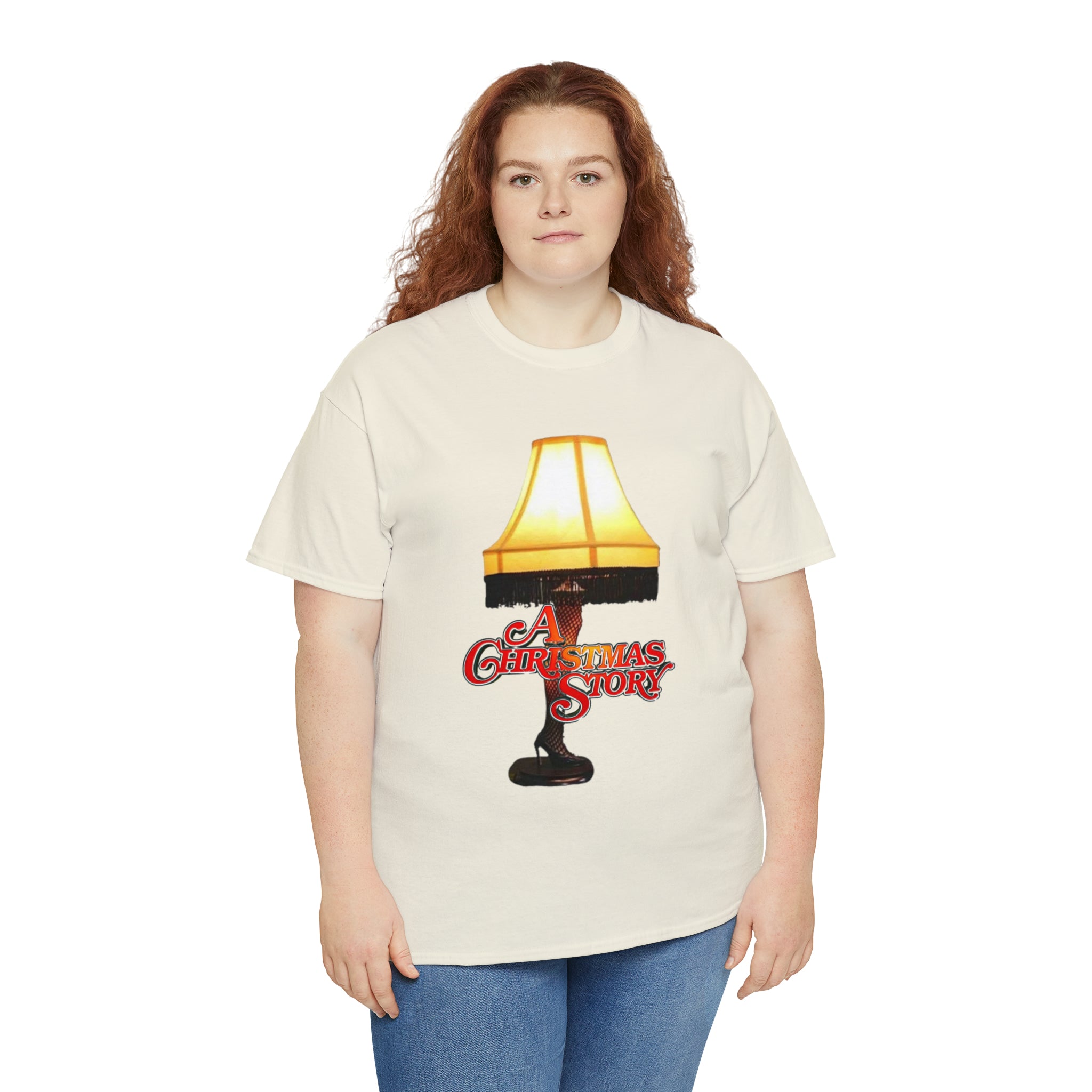 A Christmas Story- Leg Lamp Unisex Heavy Cotton T-Shirt - Creations by Chris and Carlos