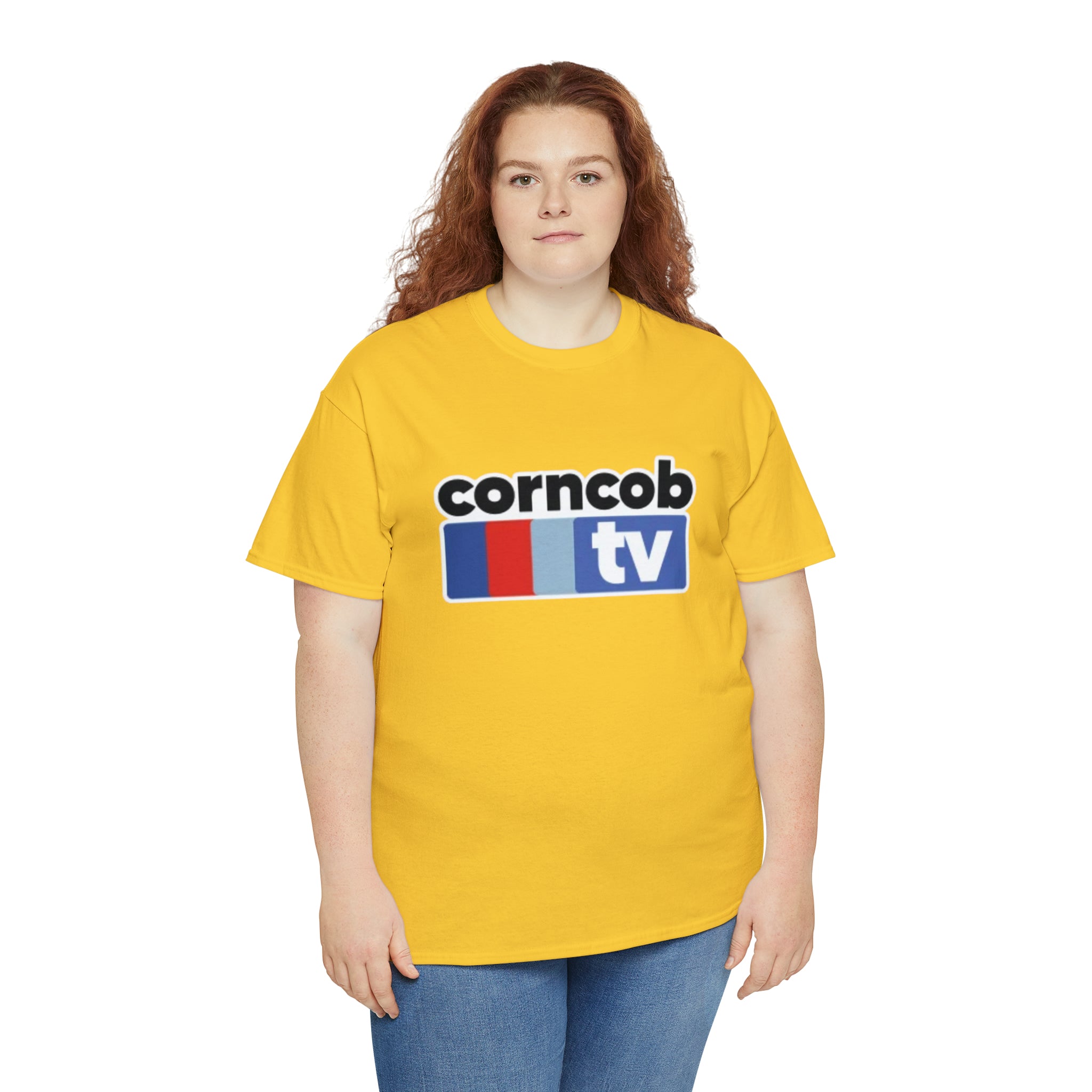 Corncob Tv- Unisex Heavy Cotton T-Shirt - Creations by Chris and Carlos